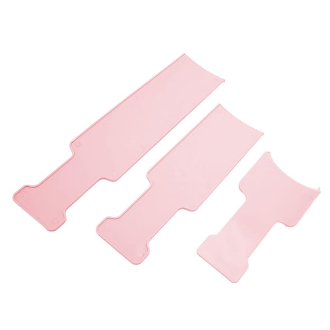 3 stuks Highlightbord Barbershop Kapsalon Haarkleur Sectioneerpeddel Set Kappersgereedschap voor roze