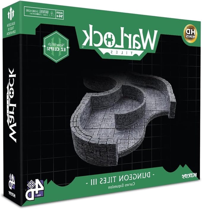 Dungeon Tegels - Modulaire Vloer - Spel Vloeren Bouwen - Gebogen Ontwerp - 384 x 98 x 311 cm - Grijs