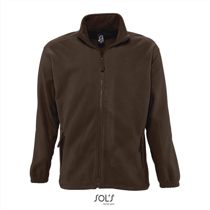 SOL'S Fleecejacket North L742 - Dark Chocolate - 3XL