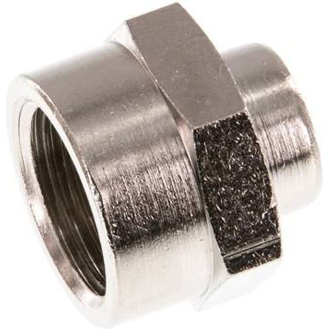G 3/8'' x G 1/8'' Vernikkeld Messing Sok 16 Bar [2 Stuks]