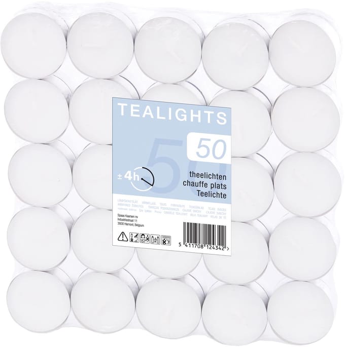 Theelichtjes | pak van 50 stuks