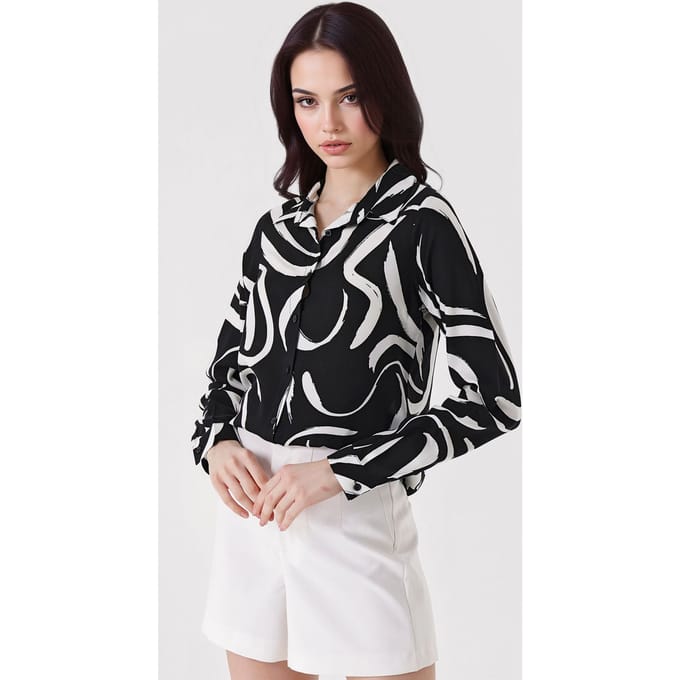 Gestreepte Lange Mouwen Shirt