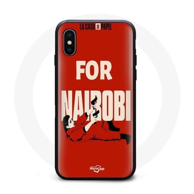 Coque - La Casa De Papel - Iphone XS Max - Souple - Rouge - Mixte