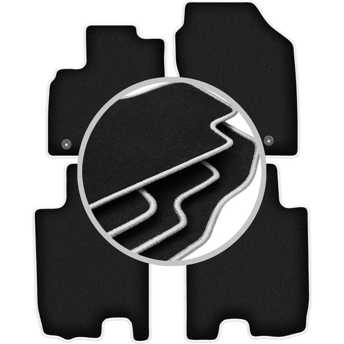 CARLUX-SILVER automatten voor: Honda City V sedan (2008-2011)