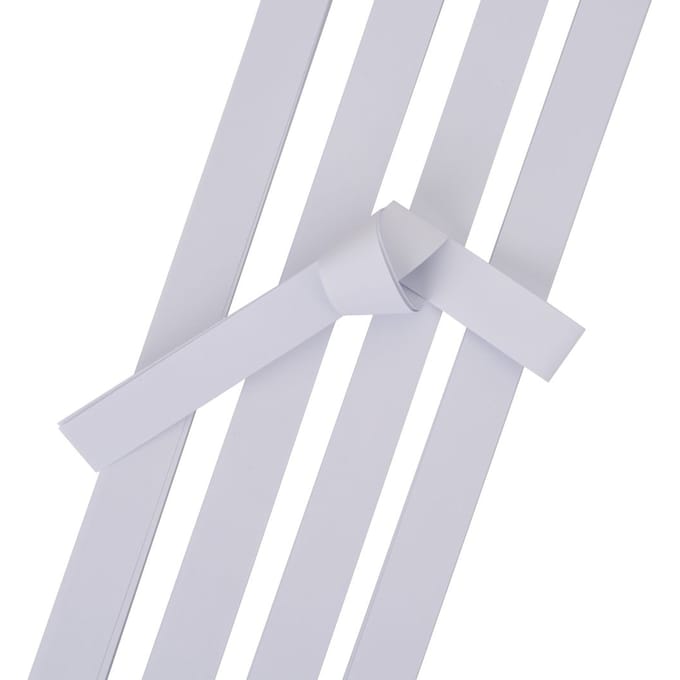 Papieren strips "Woodfree" - Wit