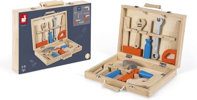 Janod - Brico'kids - Houten gereedschapskist