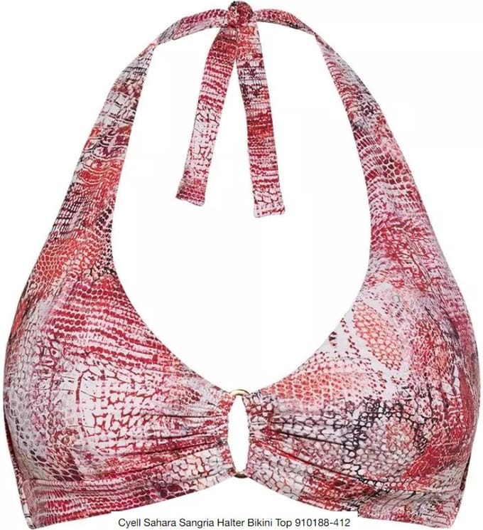 Cyell Halter Bikinitop - Sahara Sangria - Maat 40B