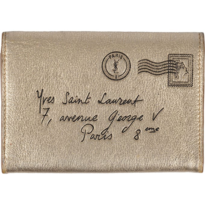 Yves Saint Laurent Lederen Kaarthouder - '00s