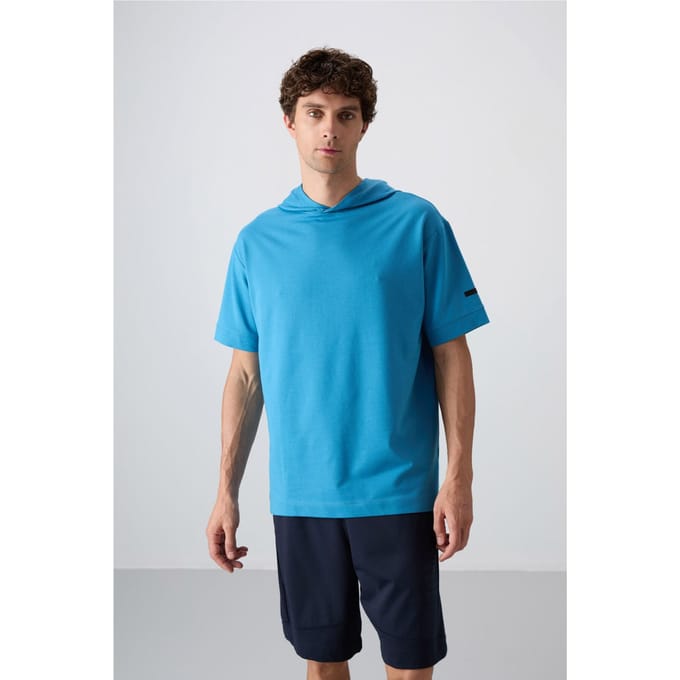 Oversized Hoodie T-Shirt met Korte Mouwen