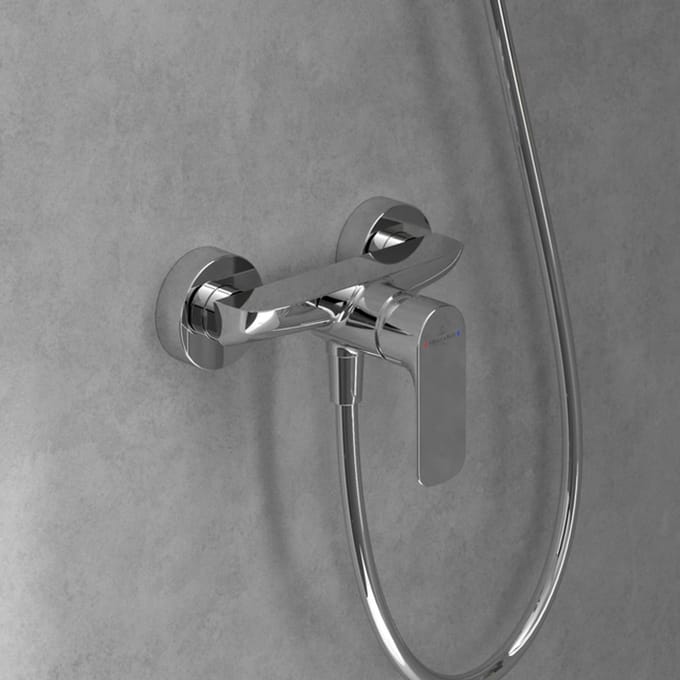 Villeroy & Boch O.novo Eengreeps douchekraan - chroom