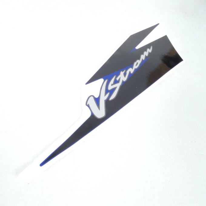 Sticker luchtgeleider rechts voor motor Suzuki 650 V-strom 68685-27G00-BMD Nieuw