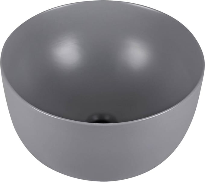 Waskom Differnz Tulip 40cm Keramiek Mat Licht Grijs