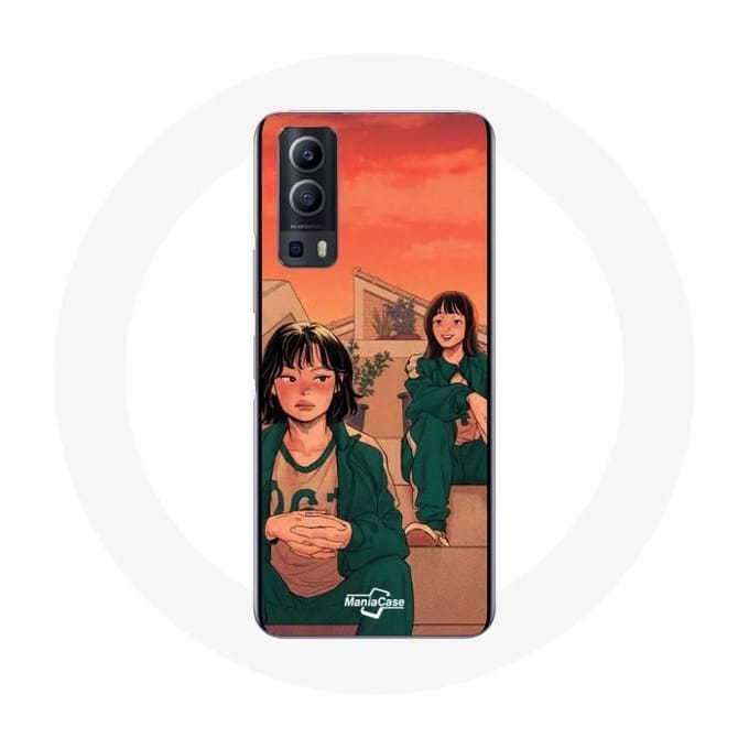 Vivo Y72 Case Squid Game Kang Sae Byeok nummer 067 en Ji Yeong nummer 240