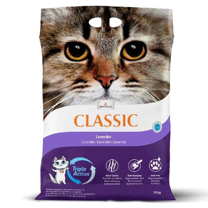 2x14kg Dubbelpak: Extreme Classic Kattenbakvulling met Lavendelgeur