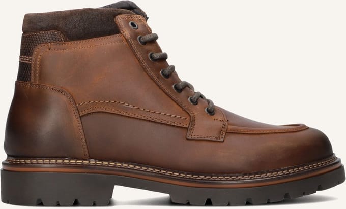 Mazzeltov 25570010 Boots Heren - Cognac - Maat 42
