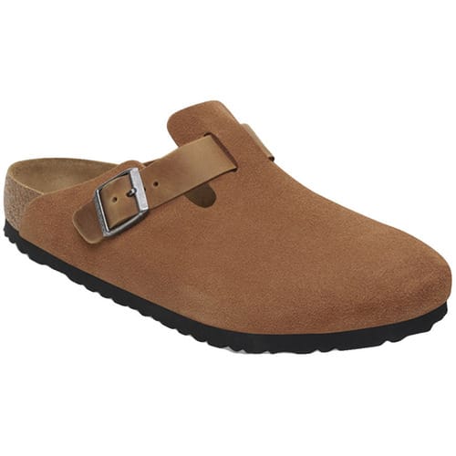 Klompen BIRKENSTOCK Mocassins Boston daim