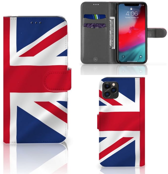Apple iPhone 11 Pro Max Bookstyle Case Groot-Brittannië