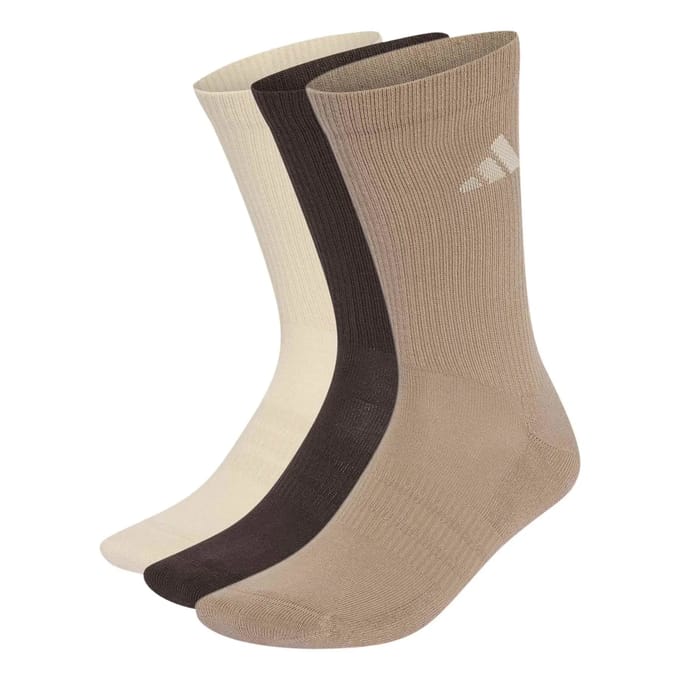 Adidas Essential Crew 3er Pack Sokken Beige