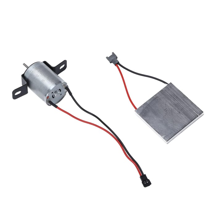 Ensemble Moteur Générateur de Plaque de Ventilateur de Cheminée Universel Pièce Accessoire de Ventilateur à Chaleur pour Usage Domestique