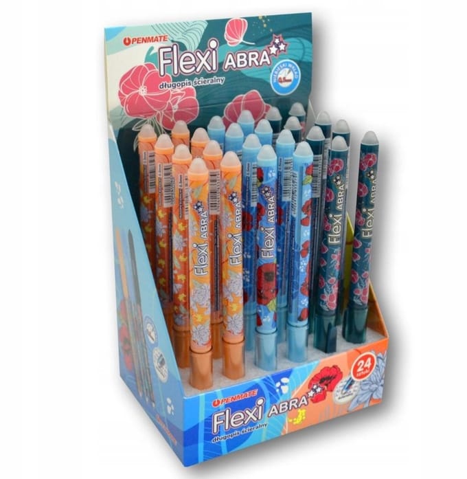 Penmate Flexi Abra Floral Uitwisbare Penen - 24 Stuks