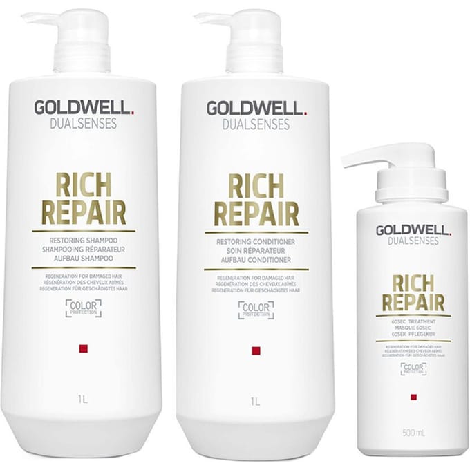 Goldwell Dualsenses Rich Repair Droog Haar Pakket  XL