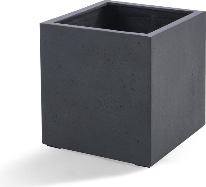 Pot Grigio Cube Antraciet - D40 x H40
