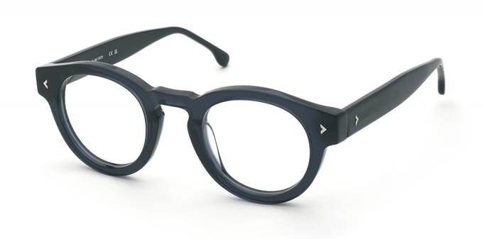Lozza VL4375 Blu trasparente lucido 47/25/145 MAN Brilmonturen