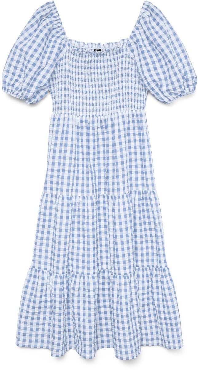 Vero Moda Curve Gesmokte jurk VMCCARRIE Lange jurk