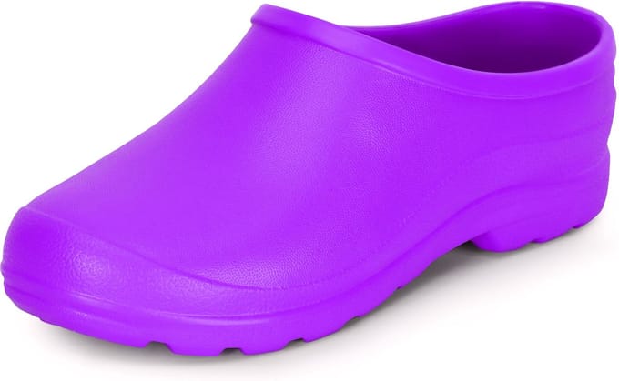 Ladeheid Unisex Clogs Tuinklompen - Tuinschoenen - Lichte - Dames - Heren - Violet - 46 - LA-DW-Xclap
