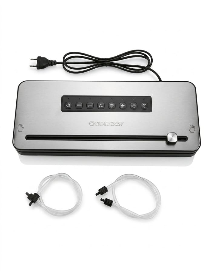 SILVERCREST KITCHEN TOOLS Vacumeermachine 160W - Vacumeren, Sealen, "Wet"-functie, "Soft"-functie