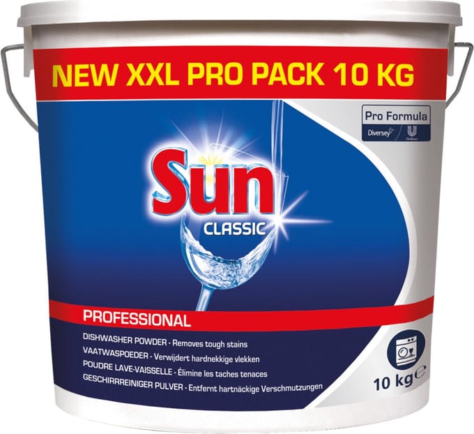 Sun Professional Vaatwaspoeder 10 (Lange wascyclus - huishoudmachine), Pro Formula 10 kg