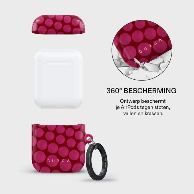 Burga Hardcase voor de Apple AirPods 1 / 2 - Reset Button