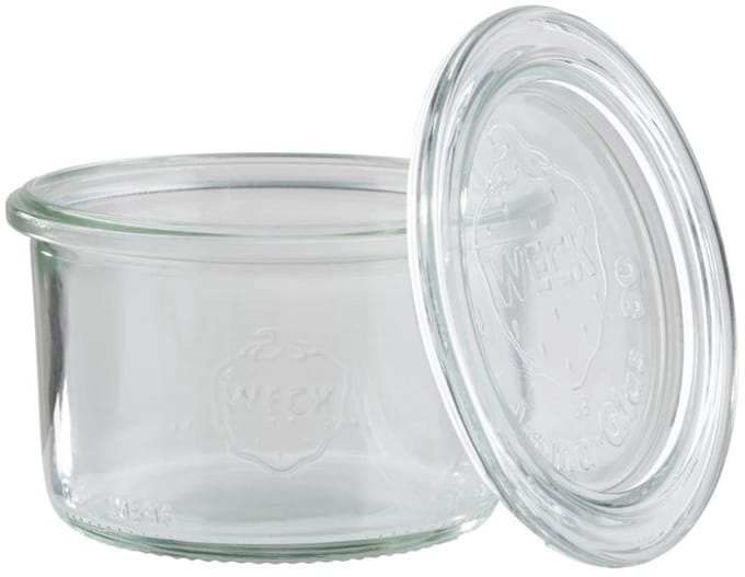 APS Voorraadpot - Bewaarpot - Vaatwasserbestendig - 12-Delige Set - Glas - Transparant - 200 ml