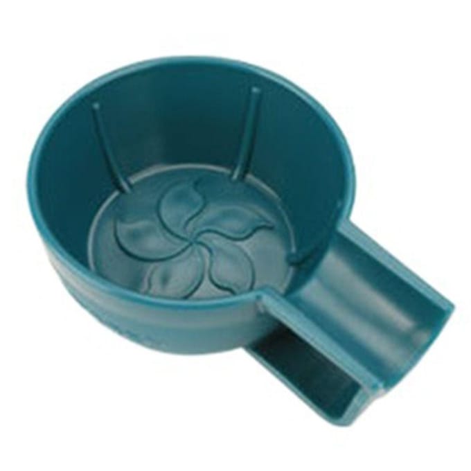 Eenvoudig te Reinigen Wasbare Scheerschuimkom Polymere Draagbare Rand Scheerbeker Grote Capaciteit Brede Opening Scheerschuim Bekers Man blauw