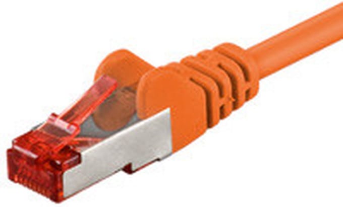 Danicom CAT6 S/FTP (PIMF) patchkabel - 3 meter oranje - netwerkkabel - internetkabel - UTP kabel - RJ45 - 1000 mbit/s