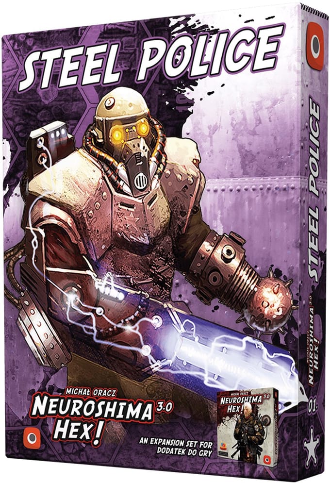 Neuroshima HEX 3.0 Steel Police - Uitbreiding - Engels