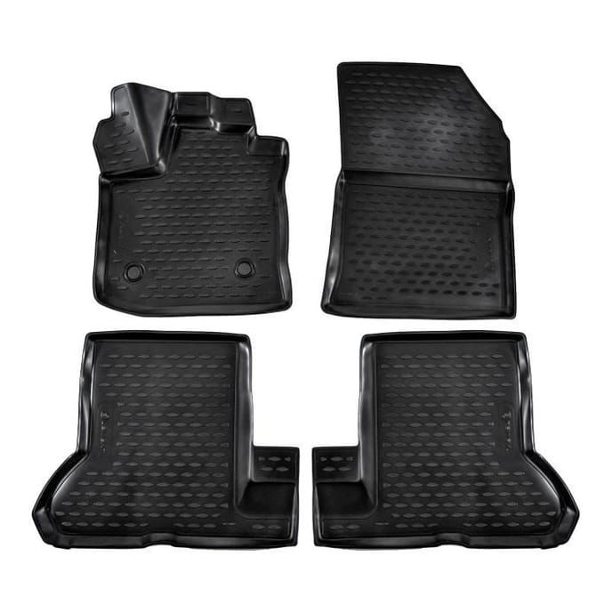J&amp;J AUTOMOTIVE | Tapis De Sol En Caoutchouc 3D Exclusive Pour Dacia Dokker 2012-2021