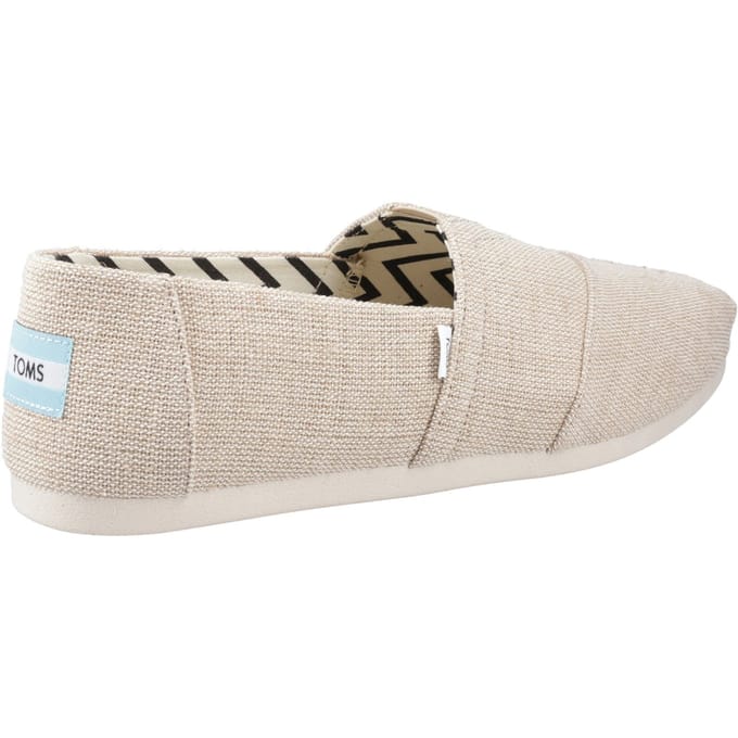 TOMS Alpargata Jute Heren Espadrilles Naturel Ongeverfd