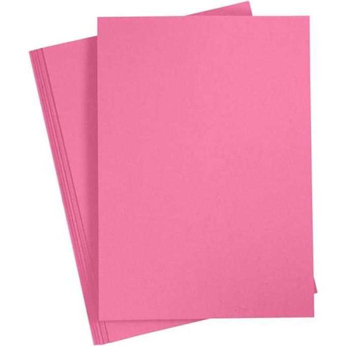 Creativ Company - Cardboard Pink A4 220g 10 pcs.