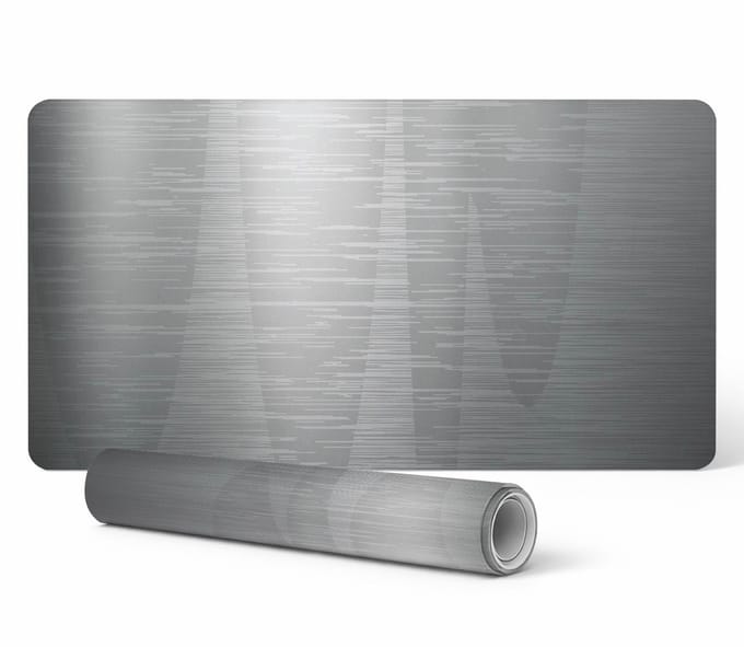 Antislip bureauonderlegger met verticale lijnen en schaduwen, 90x45 cm