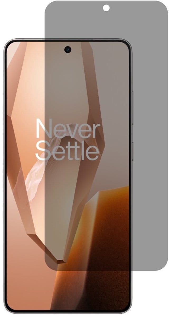 Coverup Screen Protector - Geschikt voor OnePlus Nord 5 Screen Protector - Coverup Privacy Tempered Glass - Transparant