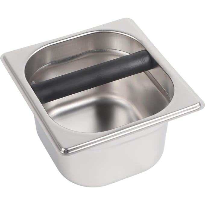 RVS Houder Container Afklopbak Gereedschap Accessoire voor Professionele Koffiemachine gray