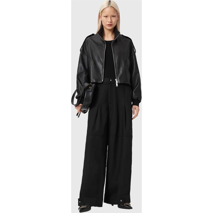 AllSaints Sherell Trouser Black Taglia: 2 | Pantaloni Outlet | Donna | Nero