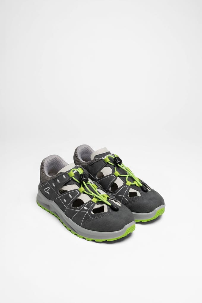 Arioso Junior Kinderen (Grafiet/Lime)
