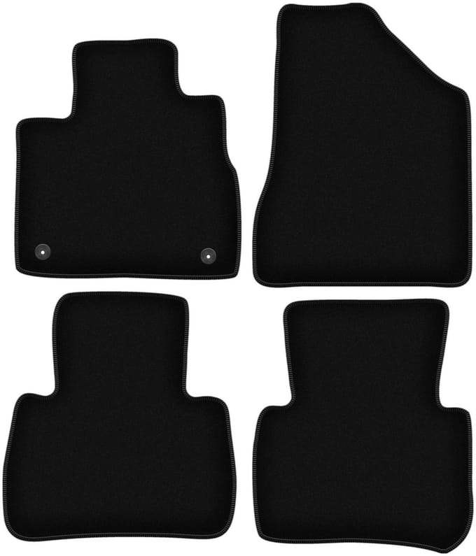 BASIC zwarte veloursmatten voor: Nissan Murano Z51 SUV (2008-2015)