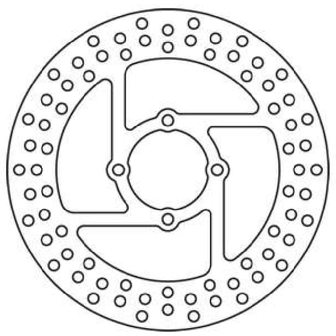 Remschijf TRW MST406, 1 Stuk