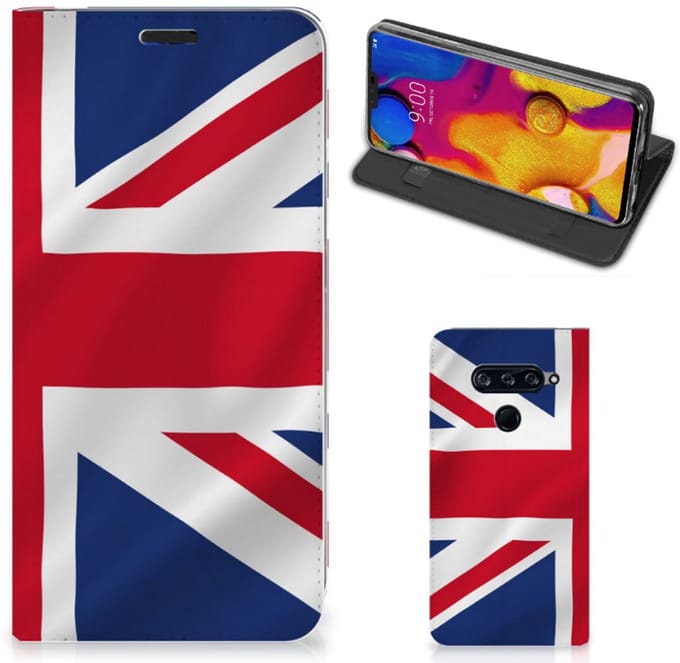LG V40 Thinq Standcase Groot-Brittannië