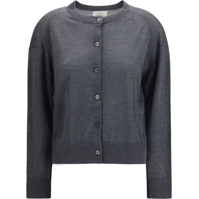 Loulou De Saison Grijze Kasjmier Cardigan