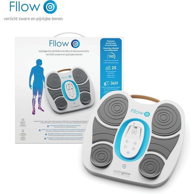 Paingone Fllow | verlicht zware en pijnlijke benen | Bloedsomloop stimulator- Herlaadbare batterij -