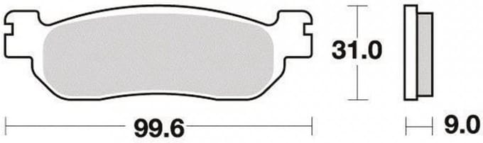 Plaquette de frein AP Racing pour scooter Keeway 125 Silverblade 2011-2012 AR Neuf